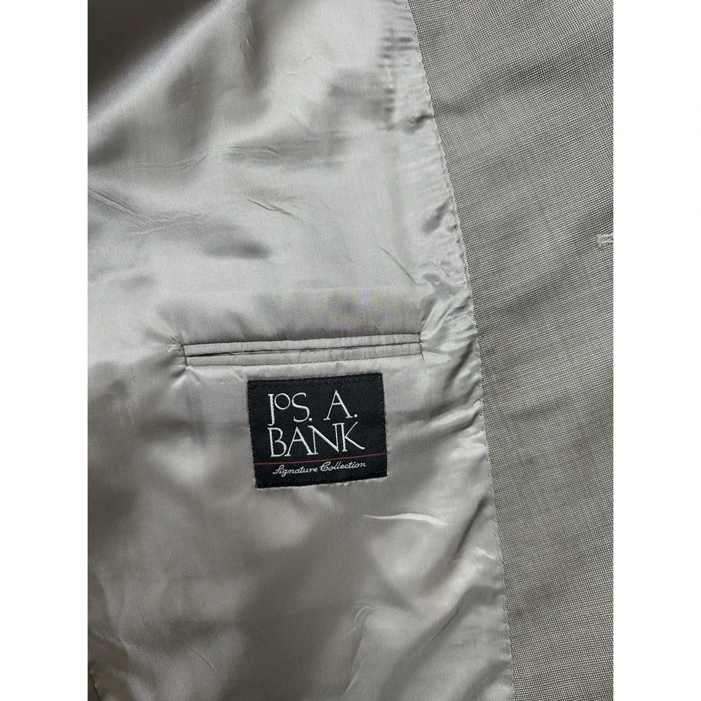 JOS A Bank Signature Collection 100% Wool Mens Blazer Sport Coat Jacket 48LG